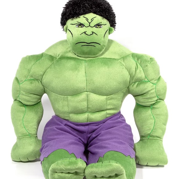 Avengers Plush Stuffed Hulk Pillow Buddy - Super Soft Polyester Microfiber - Picture 5 of 5